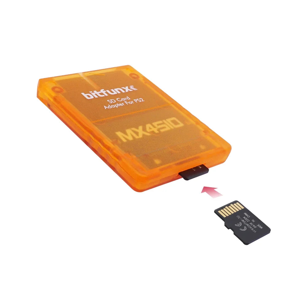 BitFunx MX4SIO SIO2SD TF/SD Card Adapter Program Game Card For PS2 Game Consoles Video Consoles