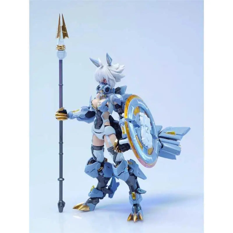 Mad Wolf Carolina Rolphe Series Action Figure Wolf Shaped Desktop Decore Mecha Girl Assembly Model Collectible Garage Kit Toy