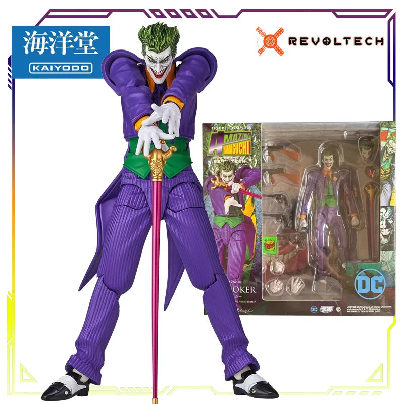 KAIYODO Original REVOLTECH Series No.015 Justice League Harley Quinn Anime Action Figure Model Toys Movable Model Gifts Fo Boys