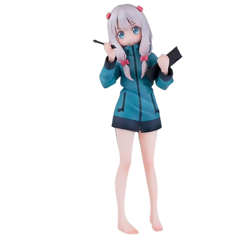 19CM Eromanga Sensei Figur Anime Izumi Sagiri Stehende Haltung Golf Modell Spielzeug Geschenk Kunsthandwerk Sammlung Statue Ornamente PVC 1/8