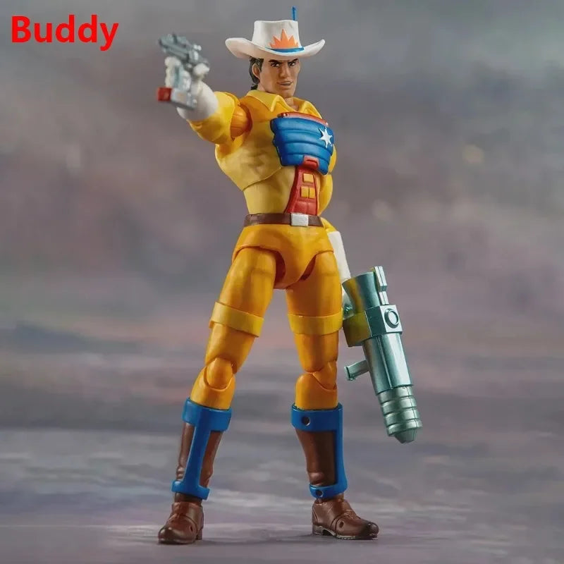 In stock Saint Model DMS 1/12 BraveStarr Interstellar Sheriff Bresta Sheriff Anime Action Figures Model Toys Gifts