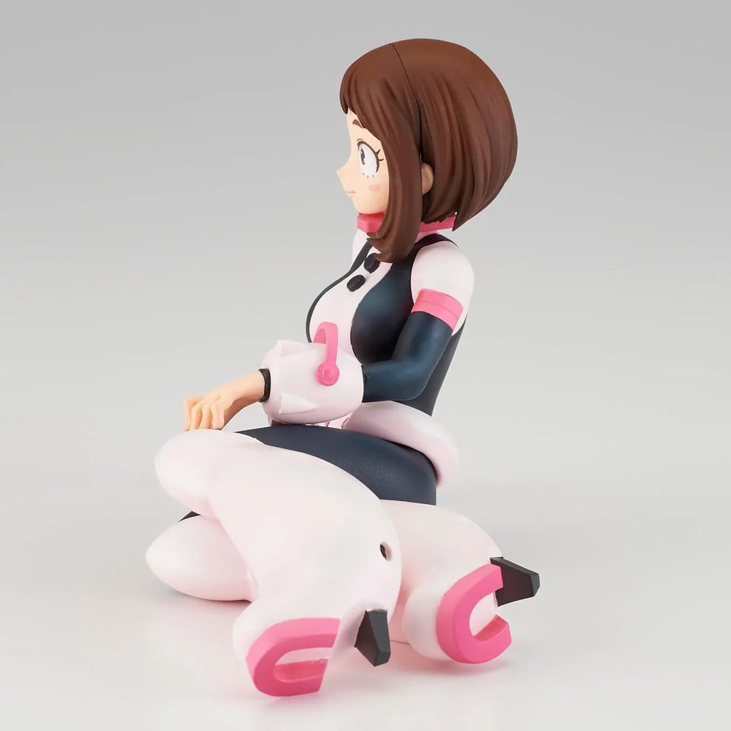 MHA figure Uraraka Ochako figure Toga Himiko sitting figure MHA figurines Doll PVC Model Toys boys girls Collection Statue Gifts