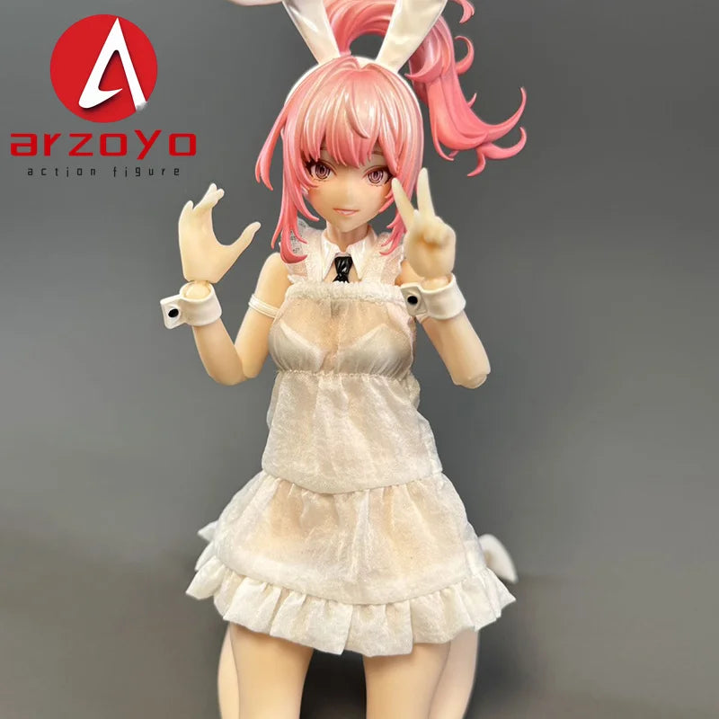1/12 Scale Female Solider Lace Shoulder Strap Cake Skirt Dress Clothes Model Fit 6'' Ob11 Azone Figma Romankey Action Figure