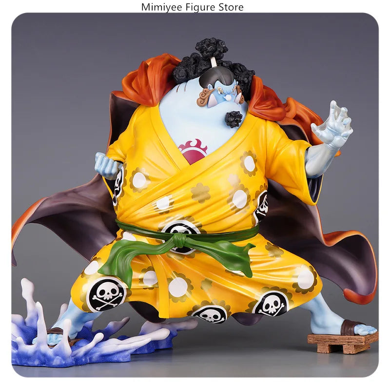 One Piece Jinbe Knight of the Sea Seven Warlords of the Sea 25cm Large Anime Figure Statue Desktop Decoration Gift