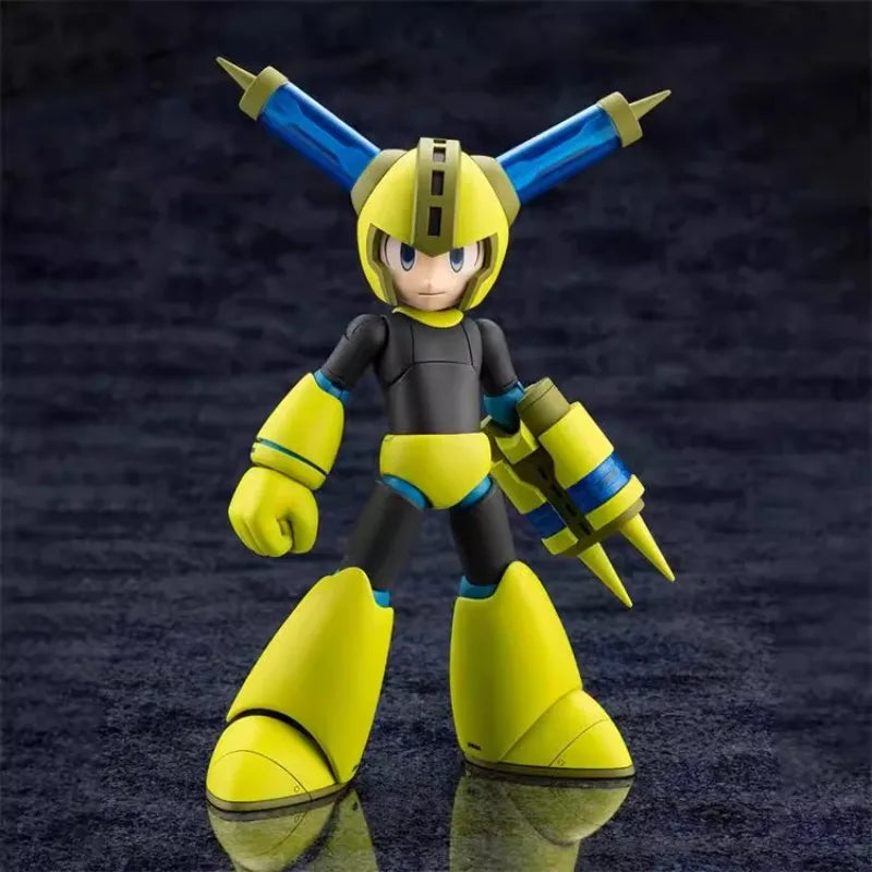 KOTOBUKIYA Original Anime Figure ROCKMAN 11 MEGA MAN SCRAMBLE THUNDER Ver. Action Figure Toys for Kids Gift Collectible Model