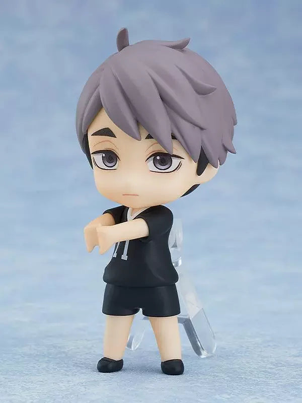 8 Pcs/Set Second Generation Haikyuu Volleyball Junior Figure Q Version 7.5cm Shoyo Hinata Sugawara Koushi Wholesale Dolls