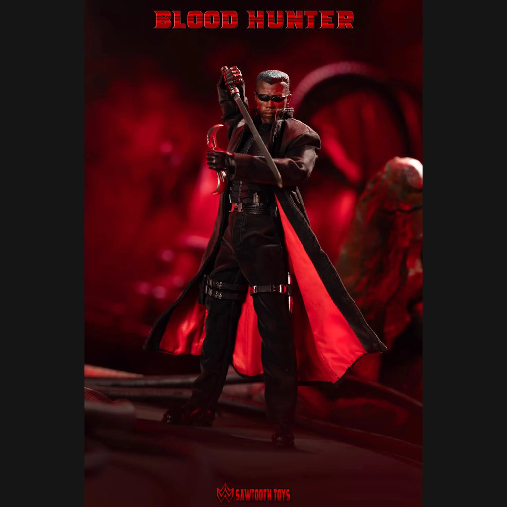 Original 1/12 SAWTOOTH TOYS Action Figure Model BLOOD HUNTER Soldier Double-Headed Carving Scale Collection Gift Toys