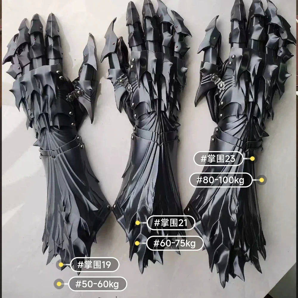 Gloves3D printed silk PLA material, a pair of cosplay prop gloves can be customized dragon-shaped gloves props boys gifte