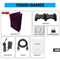 G11 retro game console 500G HDD Built-in 70000+game 4K high-definition output 60+emulator FOR XBOX WII Wireless Controller