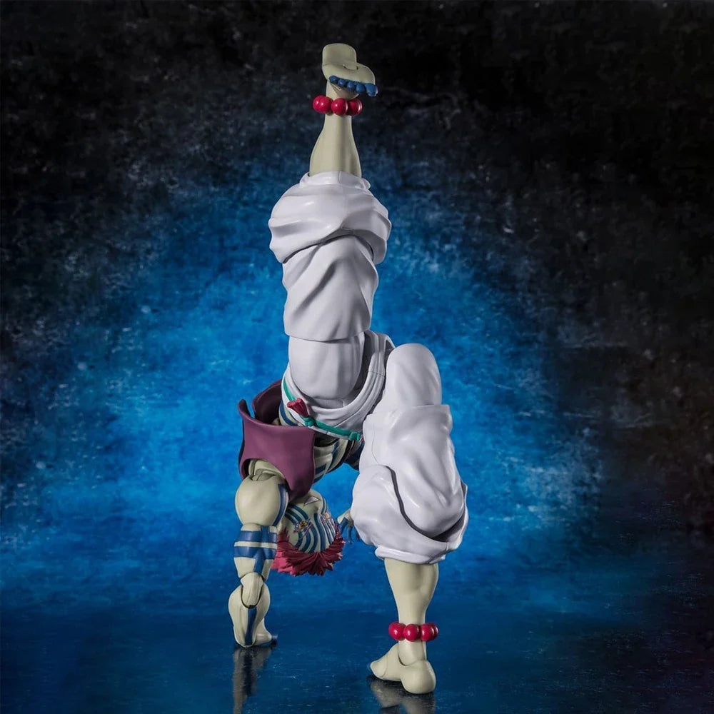 In Stock BANDAI S.H.Figuarts Demon Slayer Giyuu Tomioka Kyoujurou Rengoku Akaza Action Figure Model Original Toy Gift