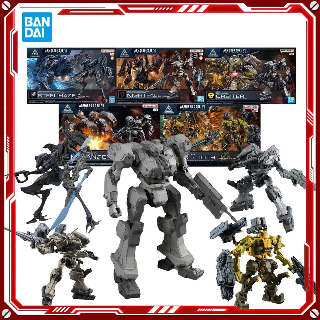 Bandai Genuine Armored Core 6 Anime Model Kits Melander Toys 30MM Action Figure Assembly Model Gift for Kids Christmas Present