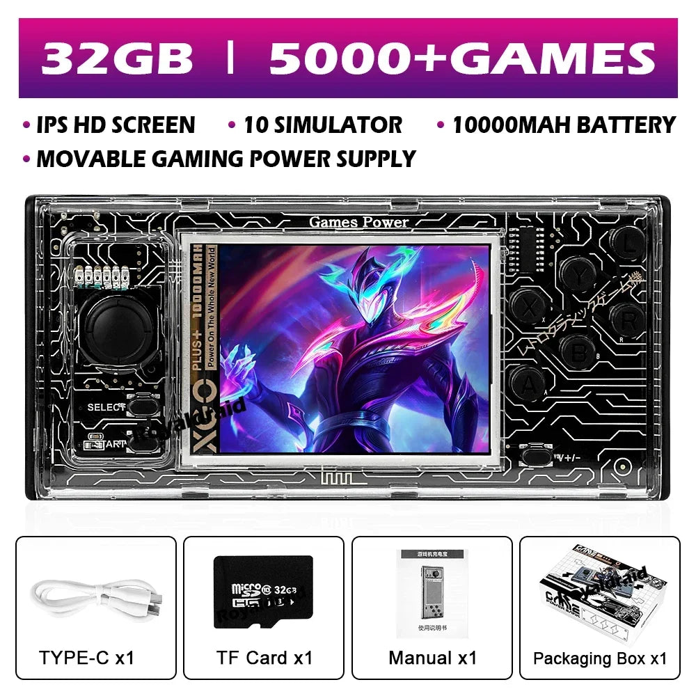 A10 Handheld Game Console Power Bank Integrated 10000mAh 20W Fast Charging Magnetic Wireless Charging Mobile Power Supply 2IN1