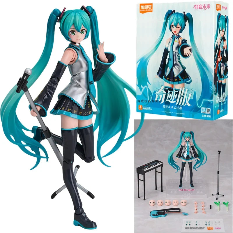 New Blokees Hatsune Miku Fantastics Series Building Block Cartoon Anime Assembly Figurine Ornament Collection Toy Birthday Gift