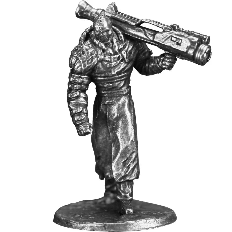 Metal Cupronickel Resident Evil Soldier Model Action Figures Board Game Piece Static State Miniature Ornament Accessories Toys