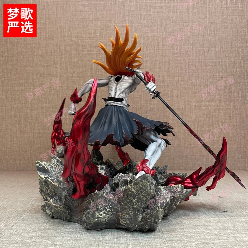 23cm Bleach Figure Kurosaki Ichigo Anime Figures Action Statue Model Doll Collection Room Decoration Desk Toys Halloween Gifts