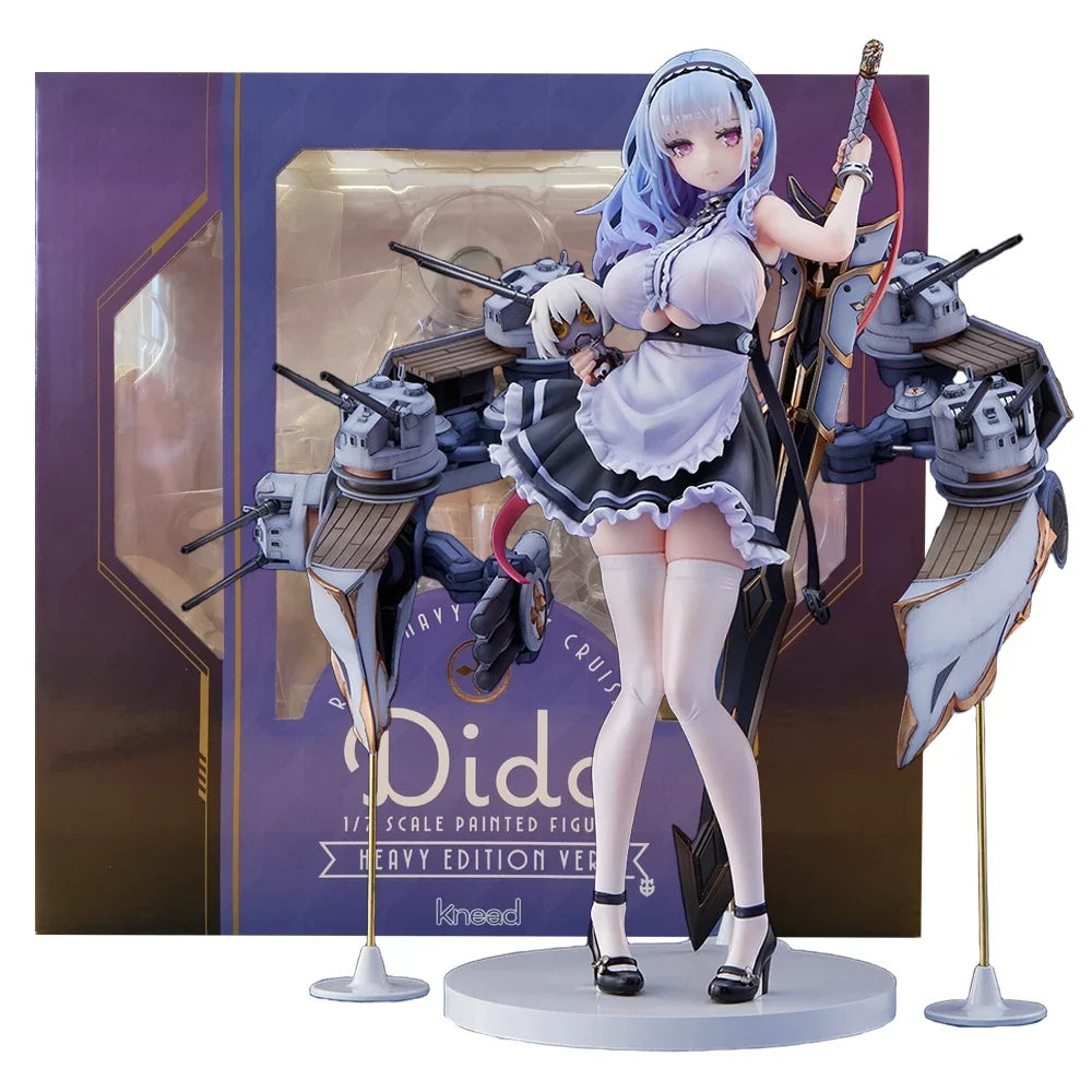 23CM Anime Gam Azur Lane Dido Figure 1/7 Heavy Armor Ver Maid Dress Up Stand Model Toy Doll Action Figure PVC