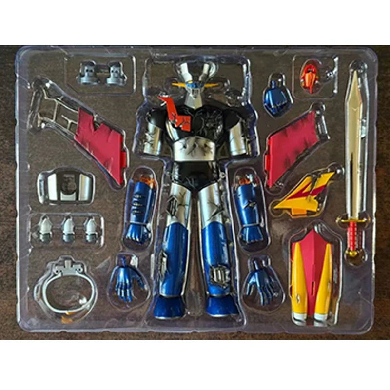 Bandai Genuine SOUL OF CHOGOKIN GX-105D MAZINGER Z -KAKUMEI SHINKA- DAMAGE VER. Anime Action Figure Collectible Model Toys Gift
