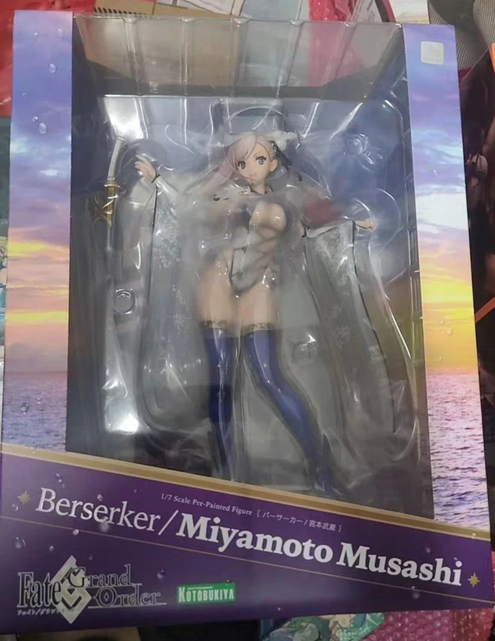 Kotobukiya Original:Fate FGO Miyamoto Musashi 26.6cm PVC Action Figure Anime Figure Model Toys Figure Collection Doll Gift