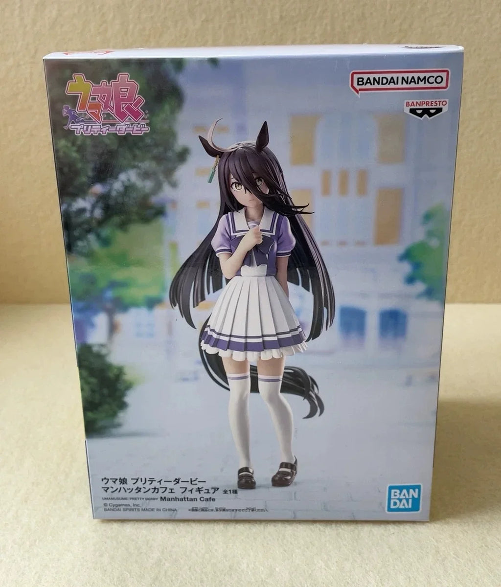 Bandai in Stock Original BANPRESTO Umamusume: Pretty Derby Anime -Manhattan Cafe&Agnes Tachyon- Action Figures Toys Collectible