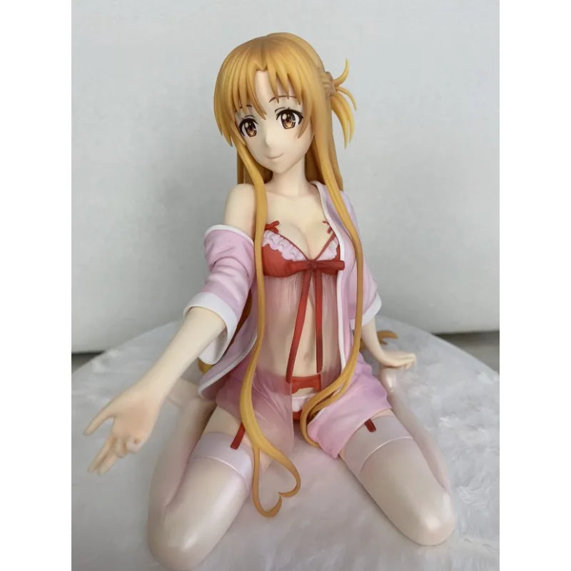 Aniplex Sword Art Online Progressive Yuuki Asuna Pajama Version Pvc Anime Action Figures Collect Model Toys in Stock No Box