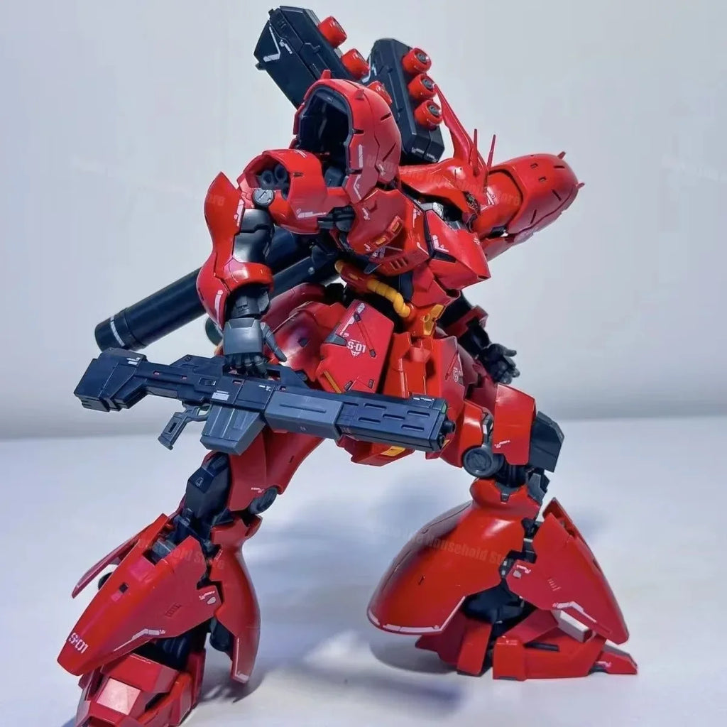 In Stock GAOGAO Model RG 1/144 MSN-04 Sazabi Assembly Model Kits Plastic skeleton Anime Action Figure Robot Plastic Model Toys