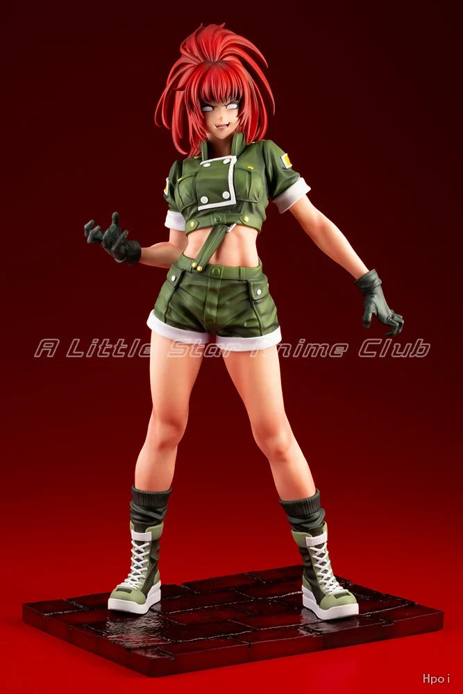 【Pre Sale】Original KOTOBUKIYA SNK Beautiful Girl THE KING OF FIGHTERS '97 Leona Heidern 1/7 Figure Collection Model