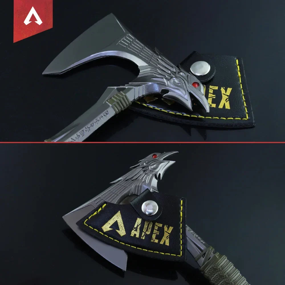 Apex Legends Heirloom Bloodhound 15cm Raven Bite Metal Safety Weapon Model Game Axe Blunt Katana Perimeter Collections Toy Gifts