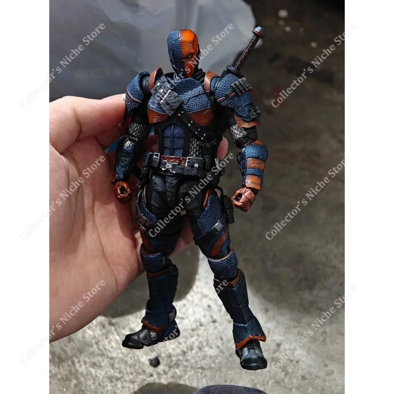 Pre-sale LPZZ 1/12 ROUNO CUEURE DC002 Deathstroke Arkham Knight Action Figure Model Movable Collectible Model Anime Figure Toys