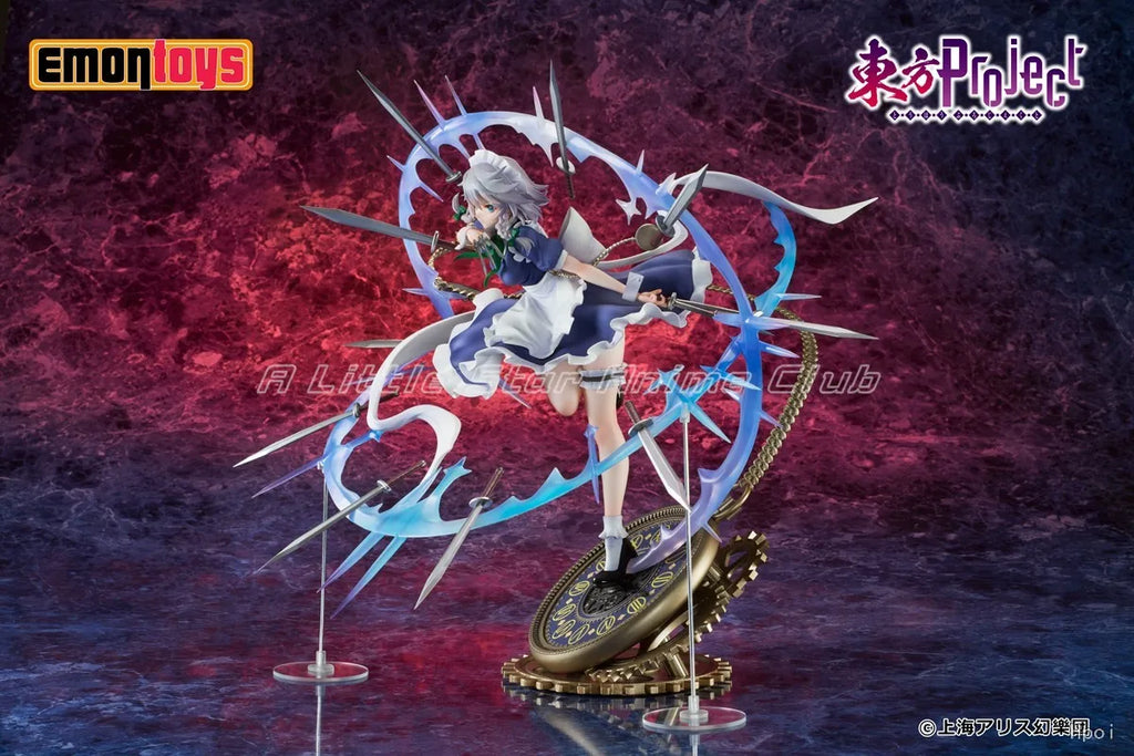 In Stock Original Emontoys Touhou Project Izayoi Sakuya 1/7 Gift Collection Model Anime Figure