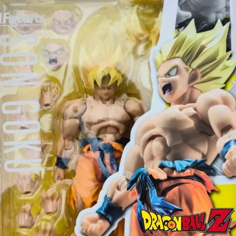 In Stock Anime Shf Dragon Ball Z Son Goku Legendary Action Figure Pvc Movable Collection Anime Super Kakarotto Figurine Models