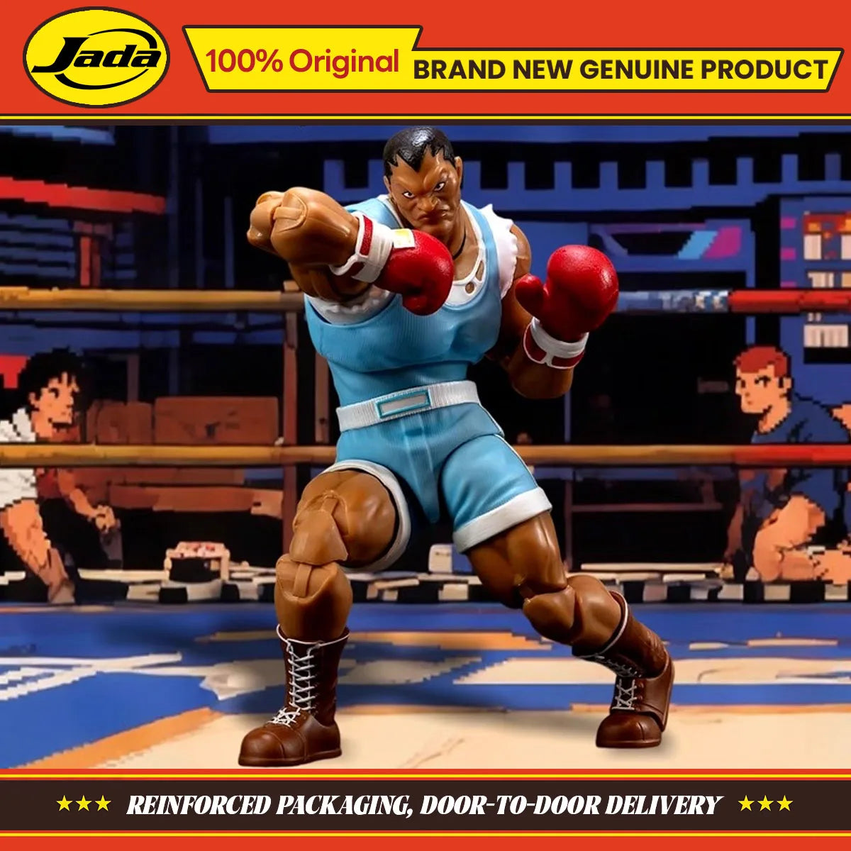 Jada Original Toys Ultra Street Fighter II Balrog 1:12 scale Action Figure Collection Model Toy Ornament Gifts