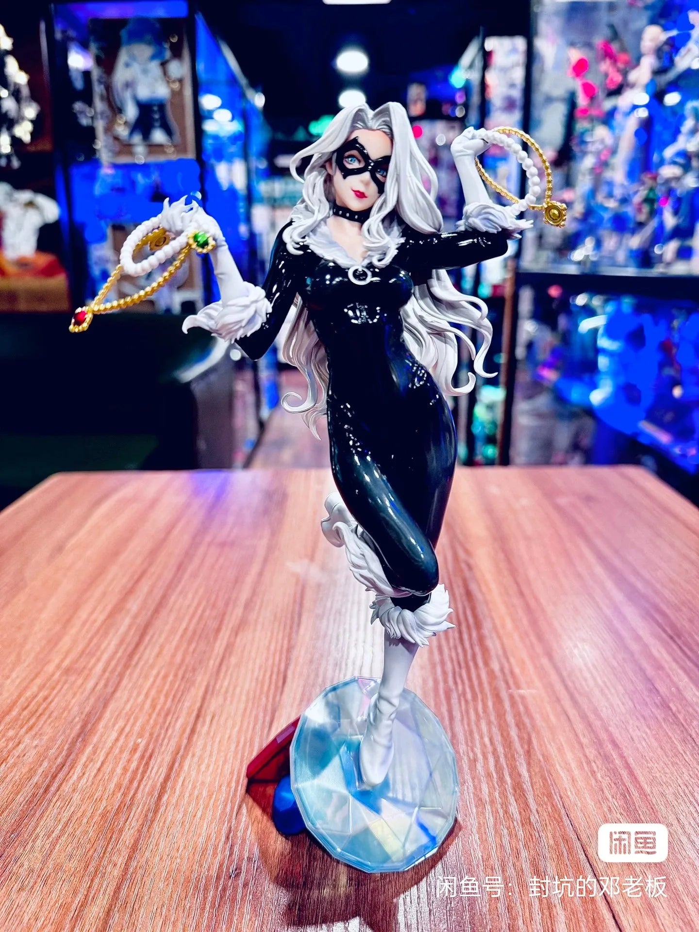 Marvel Black Cat 25cm Bishoujo Pvc Action Figure - Collectible Model Toy Display Doll For Desktop Decoration Ideal Birthday Gift