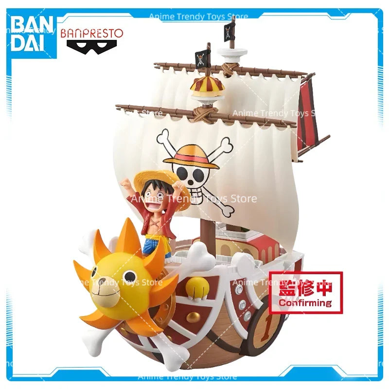 Auf Lager Original Echtes Banpresto WCF MEGA One Piece Ruffy 19cm Modell Spielzeug Geschenk Actionfigur WY