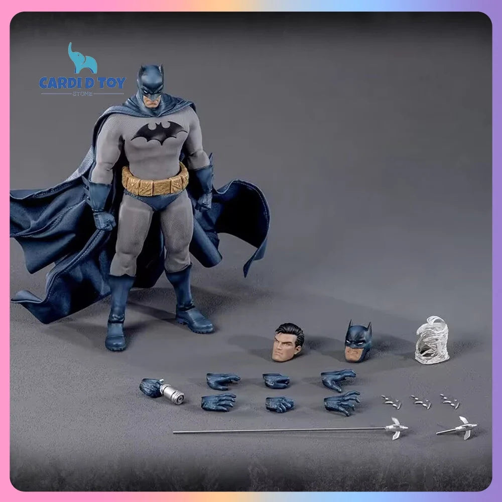 New Genuine Gong Dc Silence Batman Cloth Outfit Action Figure Batman Anime Figures 3d Batman Gift Toy Collectible Movable Toy