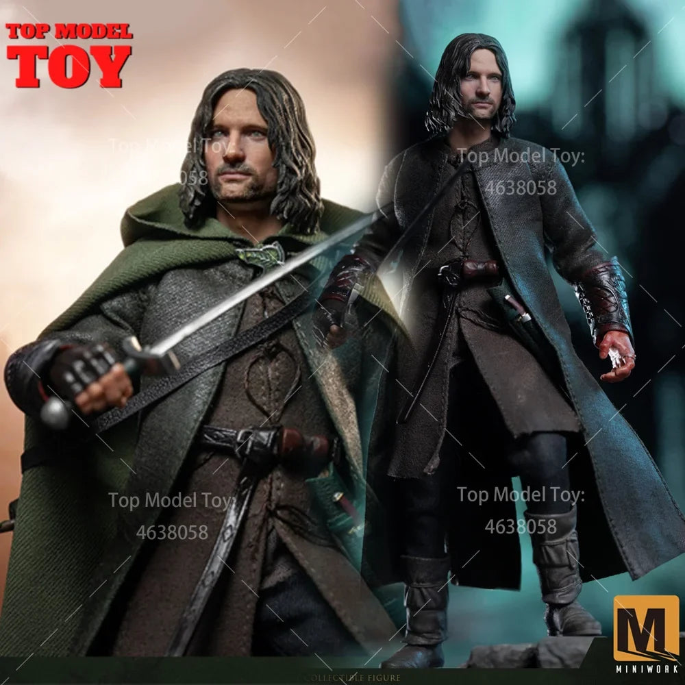 Miniwork MW-001 1/12 Scale Male Soldier Game Character Rangers Of The North Full Set 6'' Action Figures Model for Collection