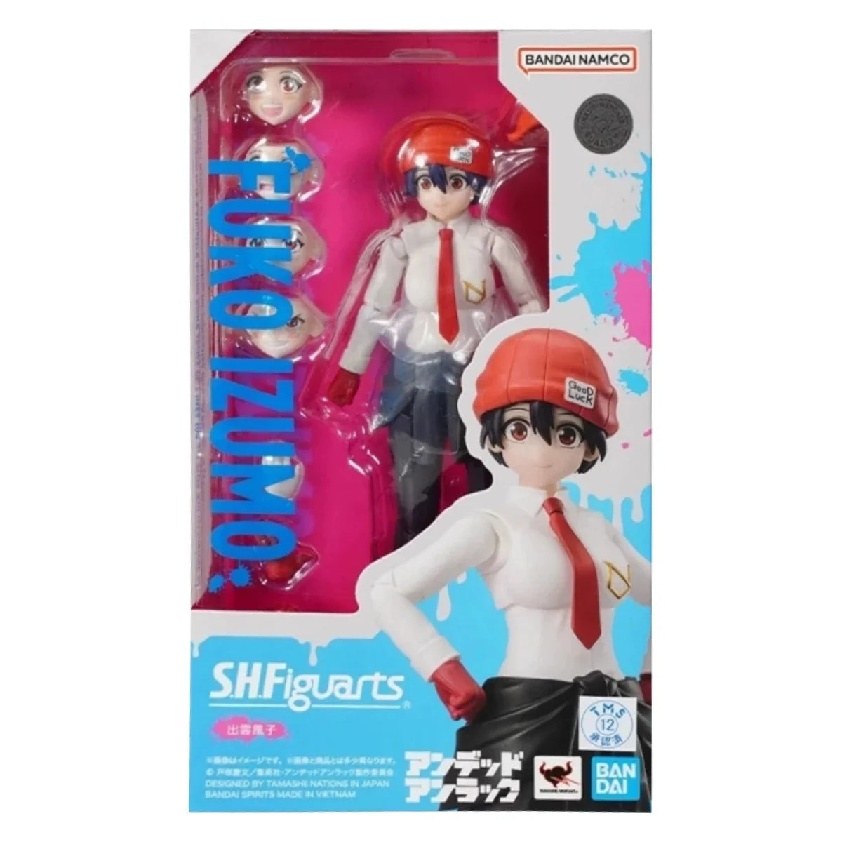Genuine Bandai Original Undead Unluck Figure Model Kits S.H.Figuarts 1/12 Anime Figures Fuko Izomo Action Model Toys Gift For