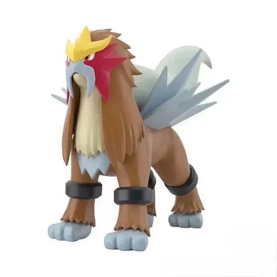 Limited  Edition Johto  Region Entei, Suicune, Raikou Q Version Movable Figure Toys - Collectible Anime Merchandise
