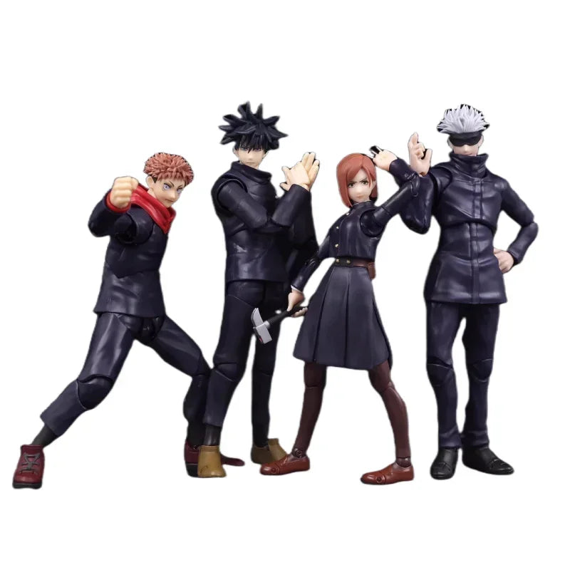 In Stock BANDAI Original S.H.Figuarts SHF Jujutsu Kaisen 0 Theater Edition Gojo Fushiguro Megumi Itadori Yuji Nobara Geto Suguru