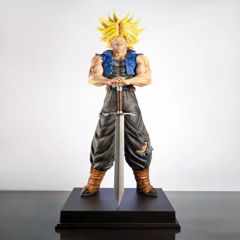 Jt Statue Dragon Ball Z Trunks Figure 53cm/20.87inch Future Trunks Super Saiyan Action Figures Collection Mode Toys Gifts