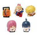 Anime Chainsaw Man Denji Figure Sleeping Position Pochita Power Makima Figure Q Verision Reze Collectile Toy Hayakawa PVC