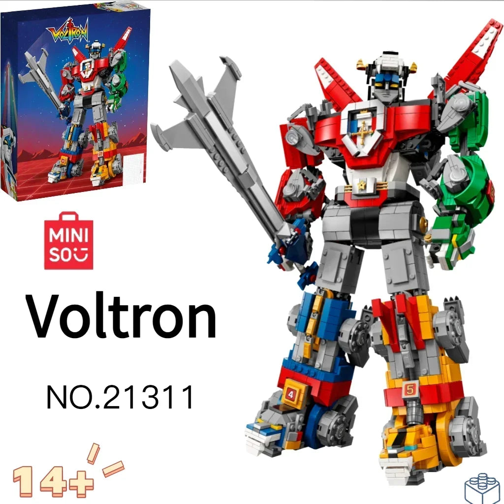 2025 Hot Toy 2321pcs Voltron 21311 Deformable Model Toys 5 in 1 Defender Universe Building Block For Christmas Birthday Gifts