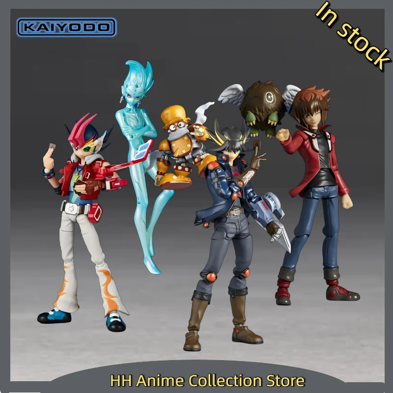 Auf Lager, brandneues Originalprodukt, Kaiyodo, Yu-Gi-Oh, Yusei Fudo, Yuuma Tsukumo, bewegliche Figuren, Modell
