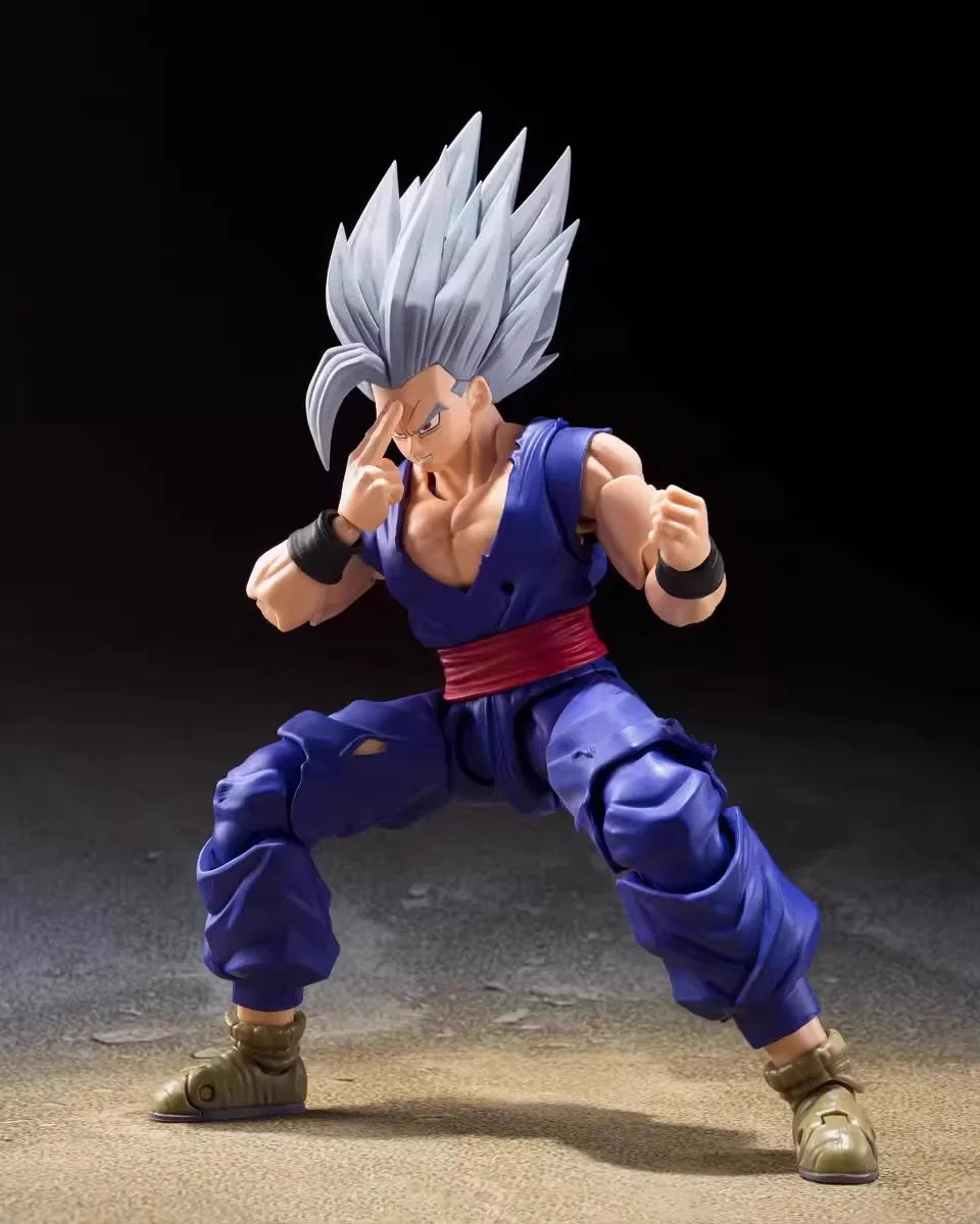 Shf Dragon Ball Son Gohan Beast Action Figure PVC Movable Collection Doll Anime 17cm Super Saiyan Gohan Figurine Model Toys Gift
