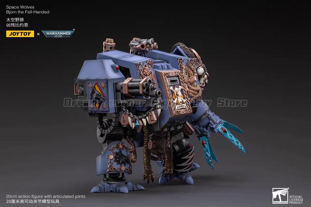 【In Stock】JOYTOY Warhammer 40K Space Wolves Bjorn The Fell-Handed 1/18 Action Fiquere