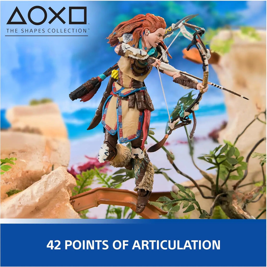 Spin Master Toys  Horizon Forbidden West Aloy Deluxe Edition 6-inch Movable action figure The Shapes Collection for PS5