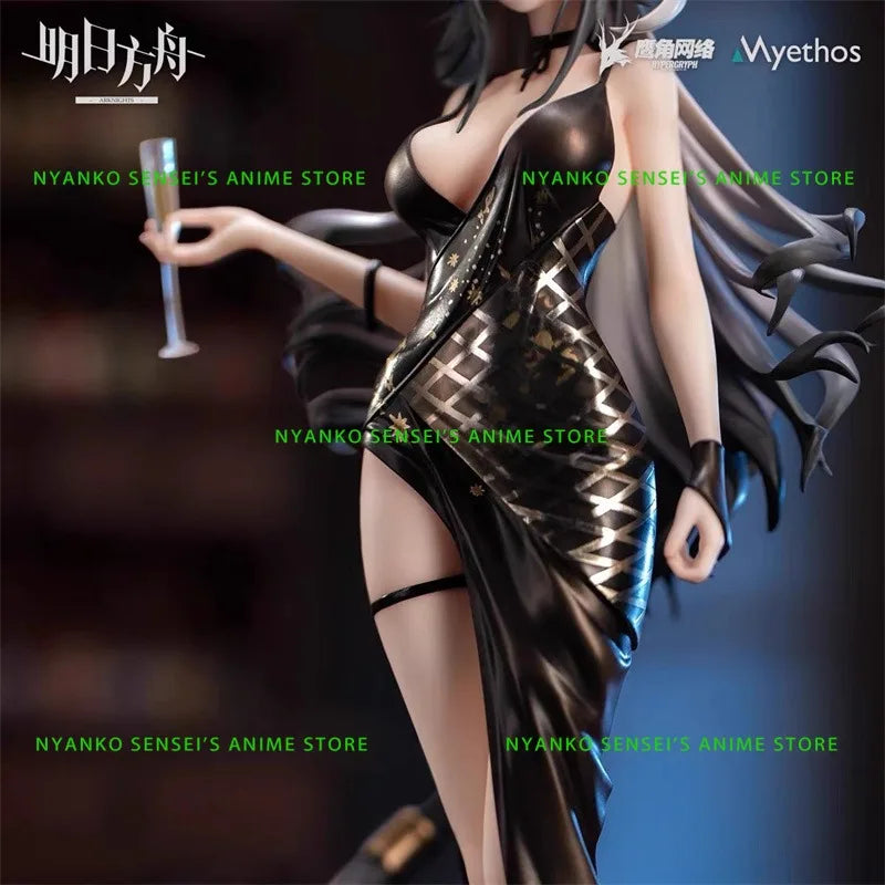 In Stock Myethos Arknights Schwarz Ceremony Ver. 1/7 Figure Anime Model Trendy Toys Desktop Doll Collectibles