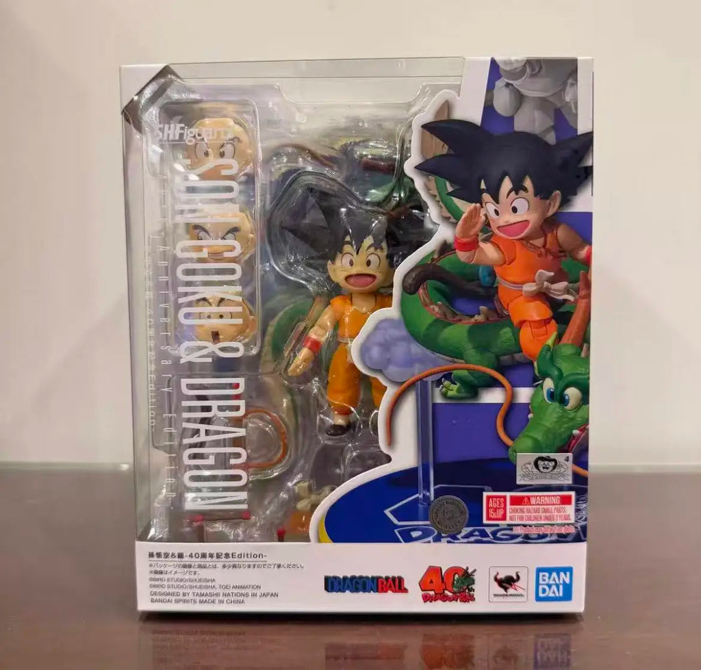 Spot SaleOriginal BANDAI S.H.Figuarts SHF SON GOKU Dragon 40th Anniversary Edition In Stock Anime Action Collection Figures Mol