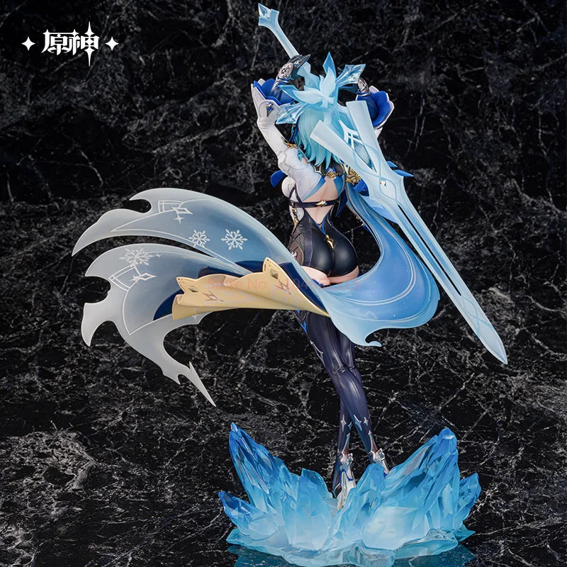 Genuine Genshin Impact Figure Eula The Swirling Dance Of Waves 1/7 Action Figurine Pvc Model Statue Toys Ornament Xmas Gifts