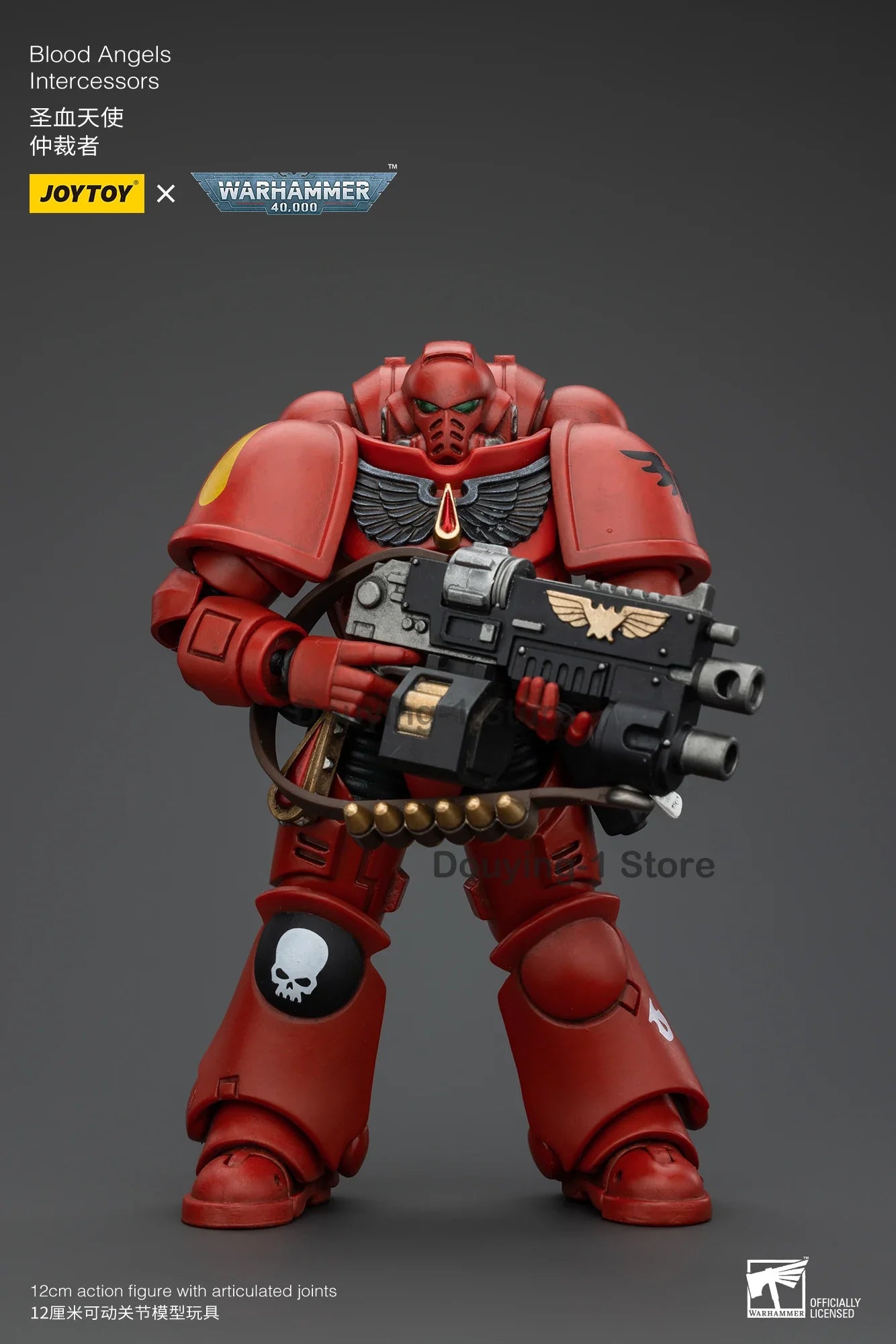 In Stock JOYTOY WARHAMER 40K 1/18 Action Digital Blood Angel Prayer Anime Military Model Collection Gifts