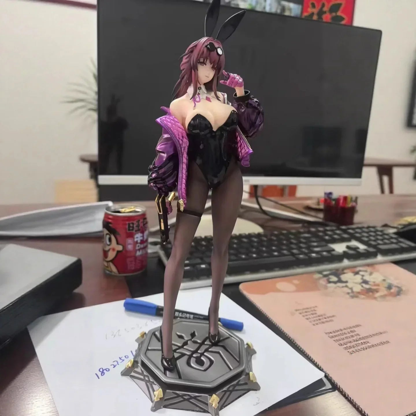 32cm Honkai Star Rail Figure Kafka Figures Bunny Girl Kafka Anime Figure Gk Model Collect Decoration Toy Halloween Gifts